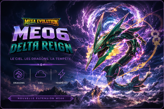 ME06 : tout savoir sur la prochaine extension Pokémon centrée sur Méga-Rayquaza ex
