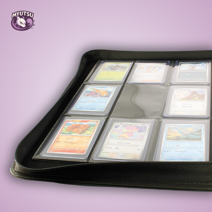 Phoenix Shield Portfolio - POUR TOPLOADERS - ALBUM DELUXE ZIP - BLEU - 20 pages de 9 cases (360 cartes recto-verso) - POUR TOPLOADERS